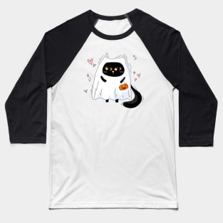 Cute halloween cat Baseball T-Shirt